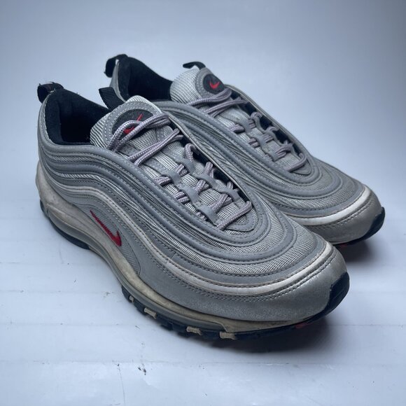 Nike Air Max 97 OG Men's Size 9 Sneaker Metallic 884421-001 (Missing insole READ - Picture 6 of 16